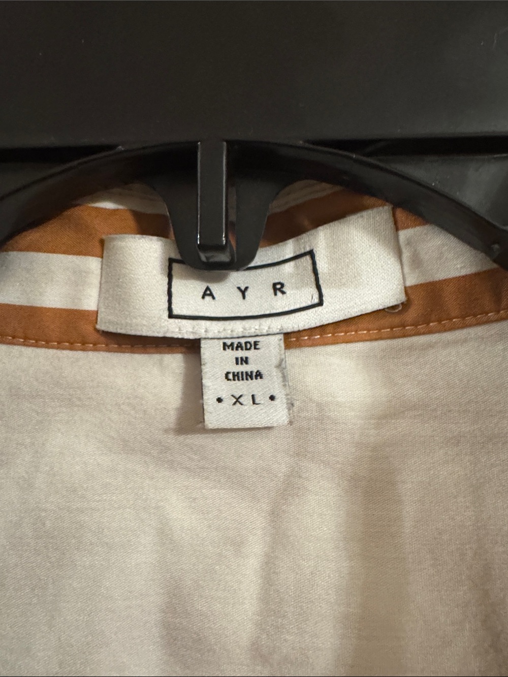 AYR The Deep End Button Down Oversized Shirt in Aperitif Women’s Size XL - Picture 7 of 11